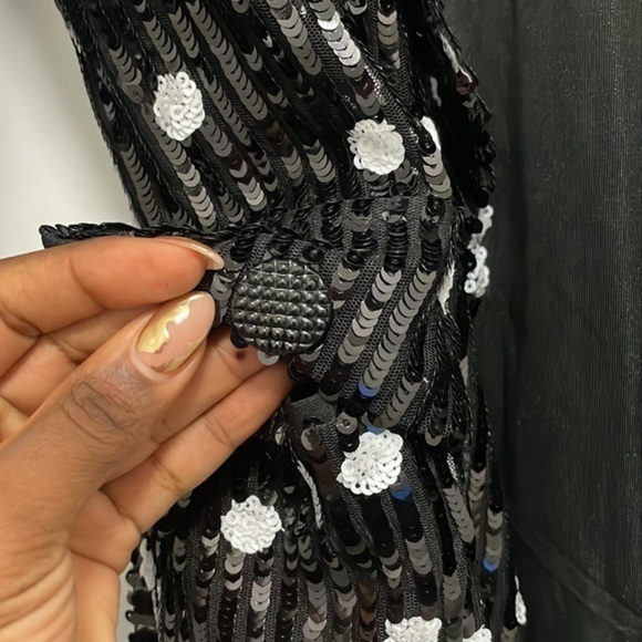 NWT House of Harlow x Revolve Polka Dot Sequin Blazer - Picture 7 of 9